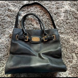 Michael- Michael Kors Hamilton Large Tote Black